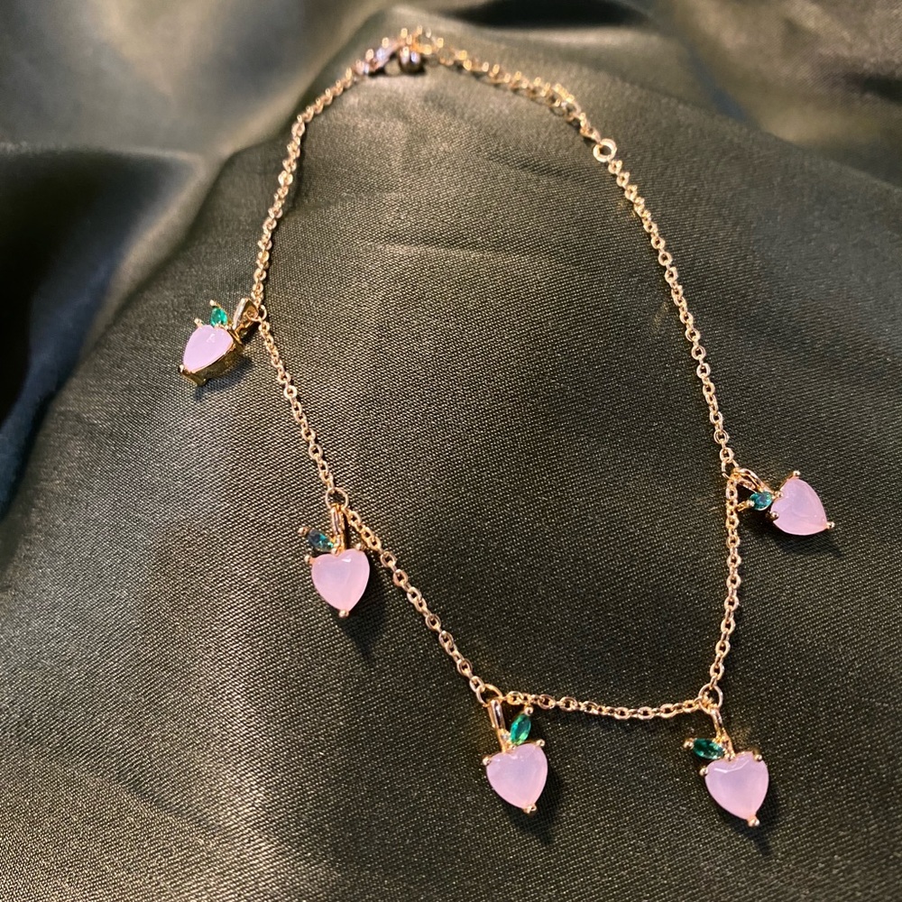 14k Gold plated Peach bracelet